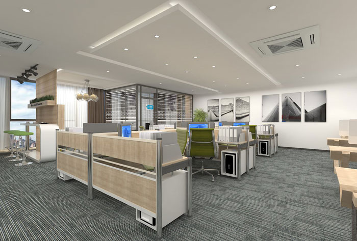 辦公室吊頂設(shè)計效果圖