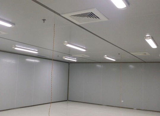 金山凈化車間裝修工程案例_十萬級廠房凈化