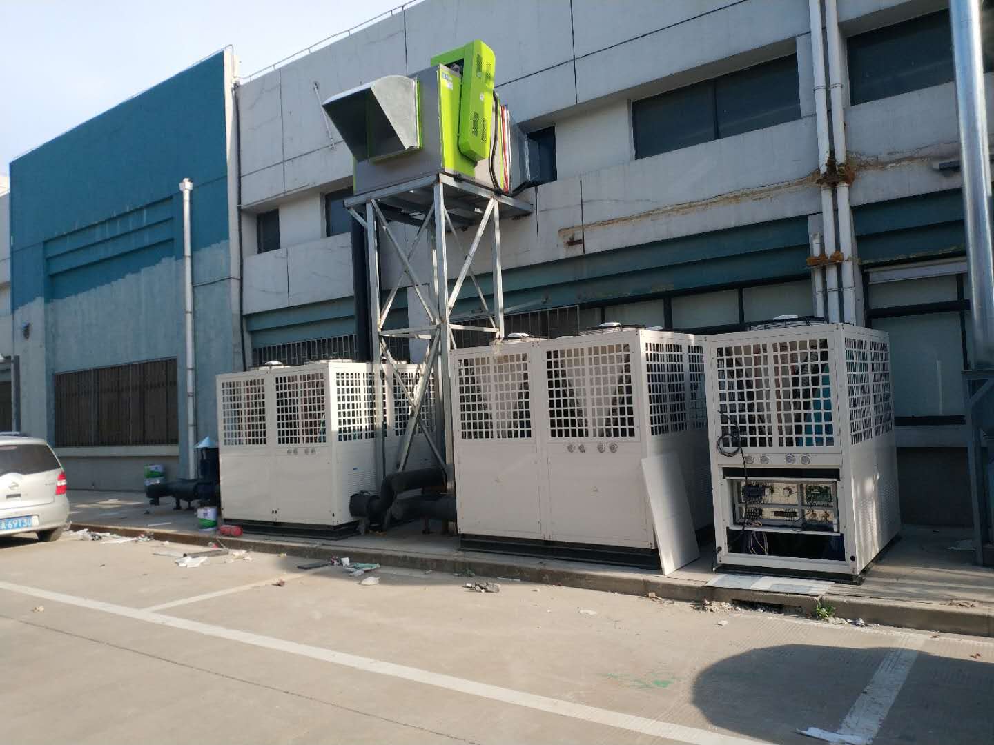 上海松江新橋化妝品工廠(chǎng)裝修凈化工程_十萬(wàn)級(jí)工廠(chǎng)凈化